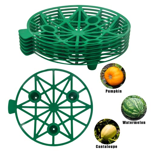 MingQiEven 6 Pack Melon Cradle Garden Plant Plastic Support for Protecting Watermelon, Pumpkin, Cantaloupe