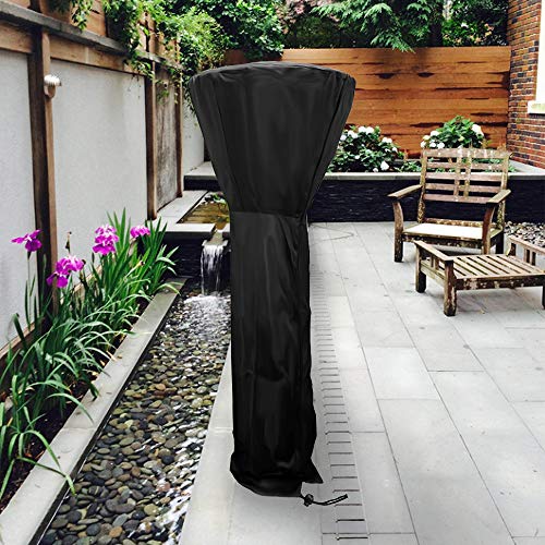 Naiveroo Patio Heater Covers, 420D Waterproof Outdoor Heater Cover with Storage Bag, 89'' H x 35" D x 19" B , Zipper Top Design