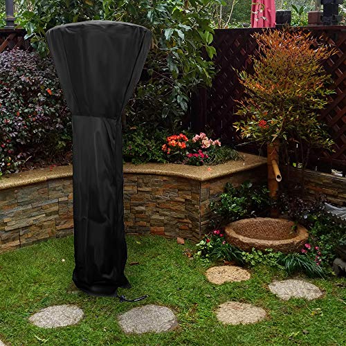 Naiveroo Patio Heater Covers, 420D Waterproof Outdoor Heater Cover with Storage Bag, 89'' H x 35" D x 19" B , Zipper Top Design