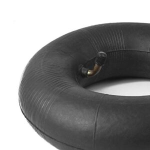 4.10/3.50-4 Heavy Duty Replacement Inner Tube with TR-87 Bent Valve Stem (2-Pack) - for Wheelbarrows, Mowers, Hand Trucks and More