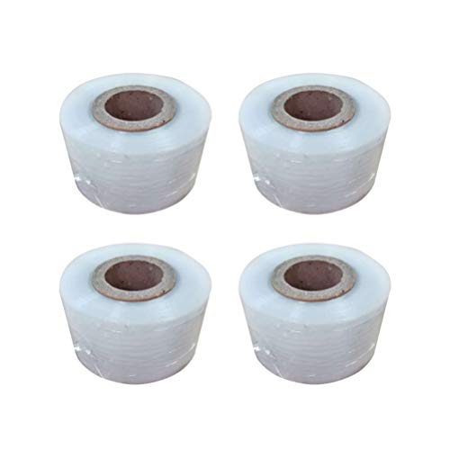 Happyyami Roll Grafting Tape Stretchable Garden Grafting Tape Plants Repair Tapes Self- Adhesive Clear Floristry Film for Garden Nursery Fruit Trees Garden Budding Tree 120m