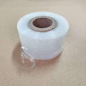 Happyyami Roll Grafting Tape Stretchable Garden Grafting Tape Plants Repair Tapes Self- Adhesive Clear Floristry Film for Garden Nursery Fruit Trees Garden Budding Tree 120m