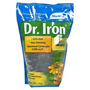 monterey lg7115 dr soil acidifier granules iron and elemental sulfur acidic fertilizer, 7 lb