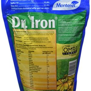 Monterey LG7115 Dr Soil Acidifier Granules Iron and Elemental Sulfur Acidic Fertilizer, 7 lb