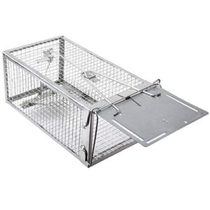 gingbau humane rat trap live chipmunk mouse cage trap for indoors and outdoors