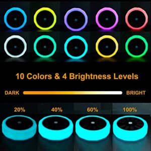 BOHON Floating Pool Lights Solar Powered Glow Lights IP68 Waterproof Float Hot Tub Accessories RGB Color Changing LED Solar Yard Lights with Remote for Bathtub Pond Outdoor Garden Pathway (1 Pack)