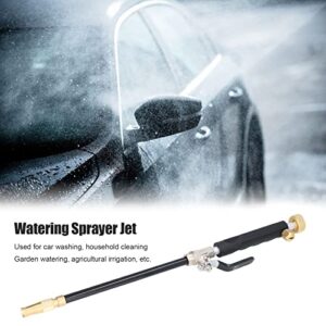 Watering Sprayer Flexible Garden Wand Jet Adjustable High Cleaning Pressure Power Washer Wand with Nozzles Connector Universal Hose End for Gutter Patio Car Pet Window Cleaning Tool