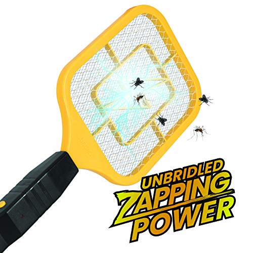 Bug Zapper Racket: Electric Fly & Mosquito Swatter Mini Handheld Battery Powered , 2 Pack from OSTAD for Total Pest Control