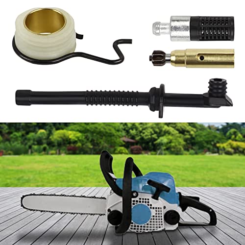 FLYPIG Fuel Line & Filter Worm Gear Oil Pump Filter Line for Stihl Chainsaw MS180 MS170 018 017 Replacement Spare Parts oil pump + oil filter + oil line hose tube + worm gear spring