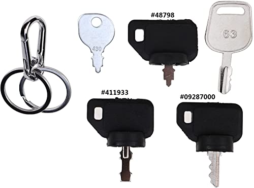 JEENDA Lawn Mower Ignition Key Compatible with Toro Craftsman AYP MTD Husqvarna Gravely Ariens Poulan Bad Boy CubCadet Delta Briggs Kohler Stratton Scag Exmark Troy Bilt Garden Tractor