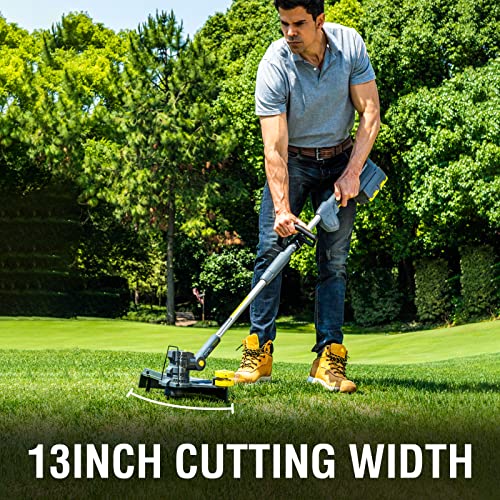 PowerSmart Cordless String Trimmer & Edger, 13-Inch 2-in-1 Height Adjustable Weed Eater, 40V 4.0Ah Battery & Charger Included