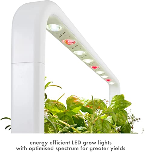 Click and Grow Smart Garden 9 PRO w/Bluetooth | App and Touch Controlled Indoor Garden | Easier Than a Hydroponics Growing System | Herb & Vegetable Garden Starter Kit w/ 9 Plant Pods