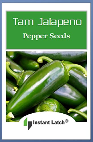 Instant Latch 100 Tam Jalapeno Pepper Seeds | Non-GMO | Fresh Garden Seeds
