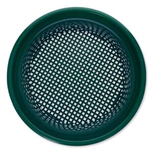 asr outdoor gold rush mineral sifting classifier sieve prospect pan plastic 4 holes per inch
