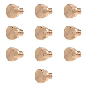 bluecell 10pcs 10/24 screw thread brass misting nozzle plug for outdoor cooling system