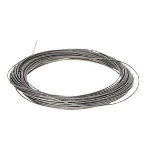 heyiarbeit 3/64 wire rope 304 stainless steel wire cable, 82ft length aircraft cable perfect for outdoor, yard, garden or crafts