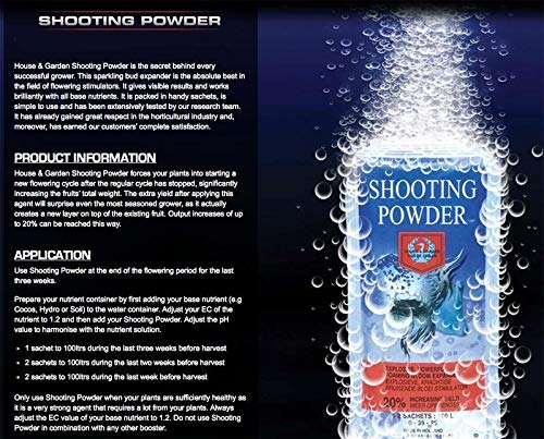 House & Garden Shooting Powder Sachet (5 sachets per Box)