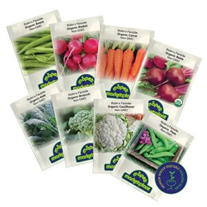 organic winter vegetable seeds heirloom seeds for planting, green beans, beets, broccoli, carrot, cauliflower, kale, peas, radish – môpet marketplace