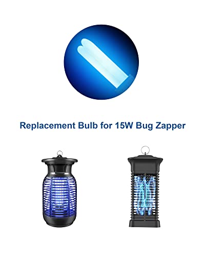 E27 15W U Type Replacement Bulb for 15W Bug Zapper, Compatible with HOMESUIT, Yluces, POWIFY, Keuomy, YISSVIC, and Other Models (2 Pack)