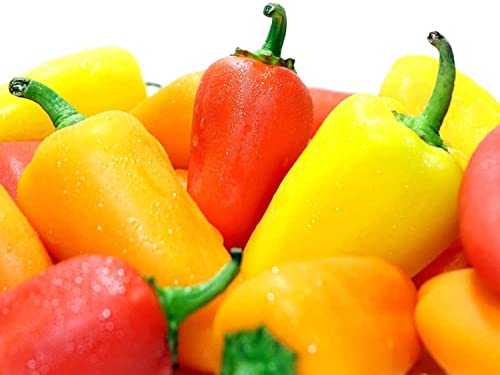 Santa Fe Grande Pepper Seeds for Planting, 50+ Heirloom Seeds Per Packet, (Isla's Garden Seeds), Non GMO Seeds, Botanical Name: Capsicum annuum, Great Home Garden Gift