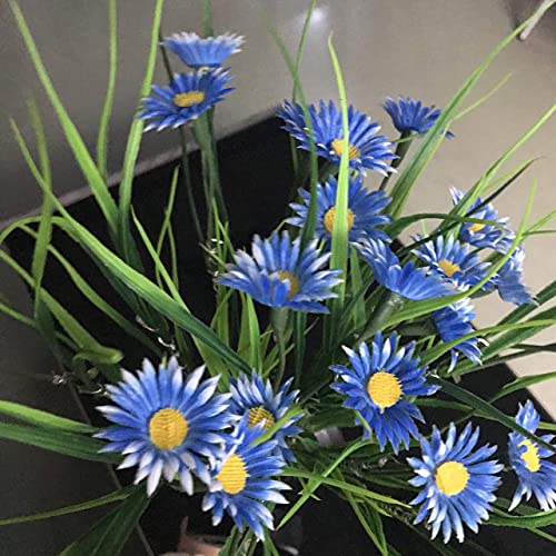 AMZSTAR Solar Garden Stake Lights,28 LED Daisy Flower Decorative Lights Outdoor Waterproof Solar Powered Landscape Lights for Yard/Patio/Walkway/Pathway/Path Light (Blue)