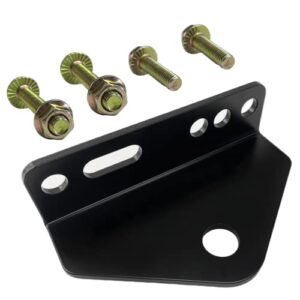 Universal Zero Turn Mower Trailer Hitch - 3/16'' Thick and Heavy Duty Steel Lawn Trailer Hitch Mount (3"-5")