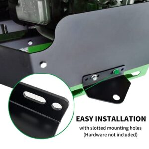 Universal Zero Turn Mower Trailer Hitch - 3/16'' Thick and Heavy Duty Steel Lawn Trailer Hitch Mount (3"-5")