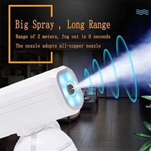 Nano Spray Gun Mini Atomizer Sprayer Steam Gun Fogger Machine Handheld Rechargeable Sprayer Gun Sprayer Machine Nano Mist Sprayer Electric Fogger for Car, Home, Office, School Or Garden