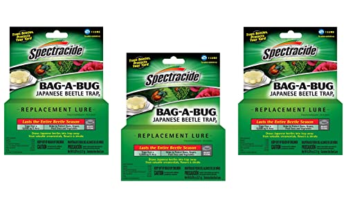 Spectracide 3 Pack of Bag-a-Bug Japanese Beetle Trap2 Replacement Lures