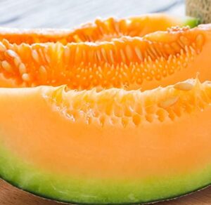 honeydew melon seeds for planting | heirloom & non-gmo | 50 orange melon seeds to plant home outdoor garden | planting packets include planting instructions