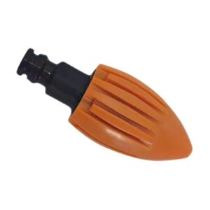 angoily head garden machine accessories clog hose black flush plastic sewer drain connector tools orange gutter parts water flushing nozzle softer washer jetter power pressure remover