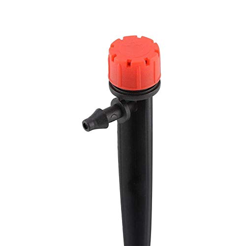 Fdit 20Pcs Watering Spray Nozzles Dripper Adjustable 8 Water Outlet Garden Sprinkler Dripper for Drip Watering System