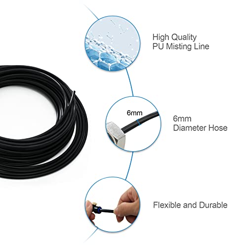 Fullwatt Misting Cooling System with 82FT Misting Line
