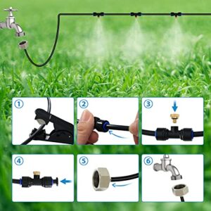 Fullwatt Misting Cooling System with 82FT Misting Line