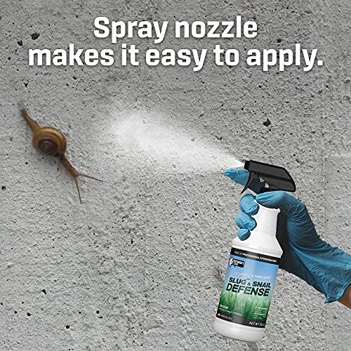 Exterminators Choice Slug and Snail Spray | 32 Ounce | Repels Most Common Types of Slugs and Snails | Natural, Non-Toxic Formula | Quick, Easy Pest Control | Safe Around Kids & Pets