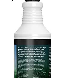 Exterminators Choice Slug and Snail Spray | 32 Ounce | Repels Most Common Types of Slugs and Snails | Natural, Non-Toxic Formula | Quick, Easy Pest Control | Safe Around Kids & Pets