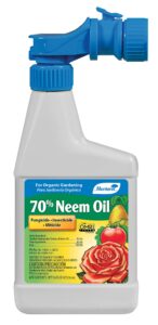 monterey lg 6145 70% neem oil ready-to-spray insecticide, miticide, & fungicide, 16 oz