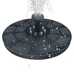3.5wfloating sun outdoor swimming pools feature floating fountains，solar water fountain for bird baths, garden decoration, swimming pool, ponds, fish tank and aquarium (1pc)