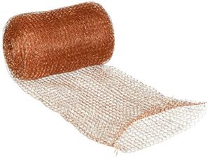 flybye ds8015 copper mesh for pests and bird control, 20 ft.