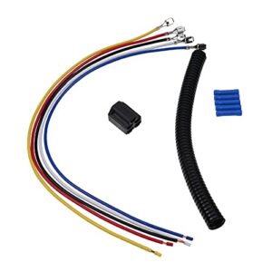 DVPARTS 5 Pin 18" Ignition Key Switch Wiring Harness M90206 Compatible with John Deere, Cub Cadet, Troy-Bilt, Toro, Exmark, Hustler, Ariens Gravely Simplicity Snapper Murray Garden Lawn Tractor