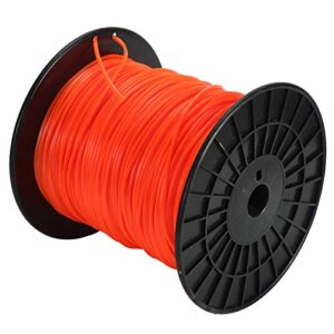 BlueNatHxRPR Square 2.4 mm/0.095" Square 3 Pound Spool String Trimmer Line Weed Eater Line 660 Feet/200 Meters Length