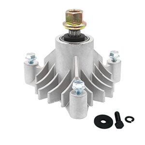 G.Times Spindle Assembly Replaces 143651 532143651 137553 137152 532-143651 Oregon 82-510 with Mounting Bolt and Blade Bolt Holes Tapped for Easier Install