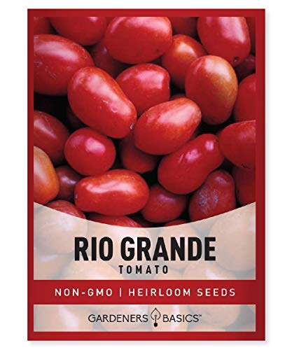 Rio Grande Tomato Seeds for Planting Heirloom Non-GMO Seeds for Home Garden Vegetables Makes a Great Gift for Gardening by Gardeners Basics