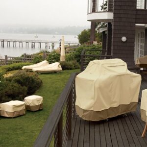 Classic Accessories Veranda Water-Resistant 84 Inch Round Hot Tub Cover, Patio Furniture Covers