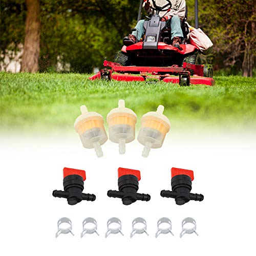 Fuel Gas Tanks Shut Off Valves Filters Clamps Garden Brush Cutter Lawnmower Accessory