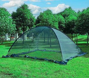 grasolar garden pond cover pool cover protector with net tent dome net 10×8 ft net prevent fallen leaves, green…