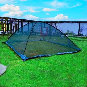 GRASOLAR Garden Pond Cover Pool Cover Protector with Net Tent Dome Net 10x8 Ft Net Prevent Fallen Leaves, Green…