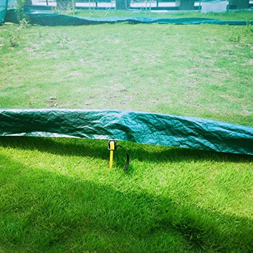 GRASOLAR Garden Pond Cover Pool Cover Protector with Net Tent Dome Net 10x8 Ft Net Prevent Fallen Leaves, Green…