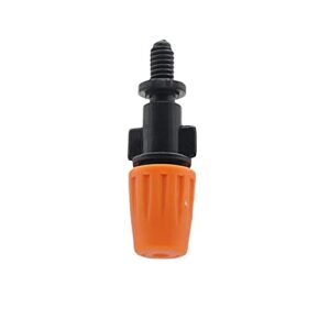 xlbh irrigation accessories orange atomizing nozzle industry agriculture cooling humidify misting nozzle garden irrigation watering sprinklers 100 pcs widely used (color : pink)