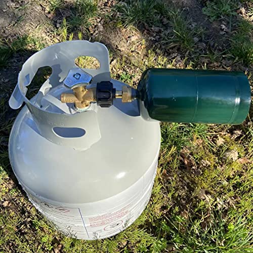 KOMAN Weed torch with Propane Refill Adapter,35" long arm, Fuel by 1LB Propane Cylinder/5-40LB Propane Tank,self ignition,for Roofing,Weeding,Campfire Starting(Output 24000BTU, Propane not included)